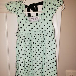 OmiJo by Well Dressed Wolf Mint Confetti Heart dress
